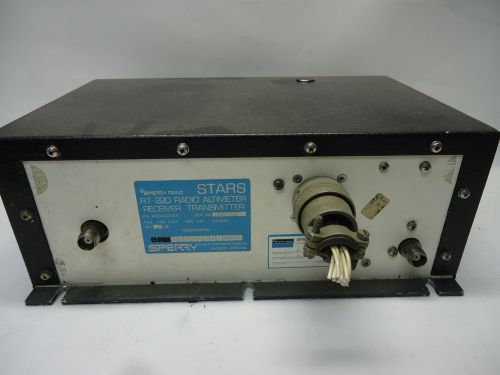 Sperry 4004437-901 rt-220 radio altimeter receiver transmitter - used avionics