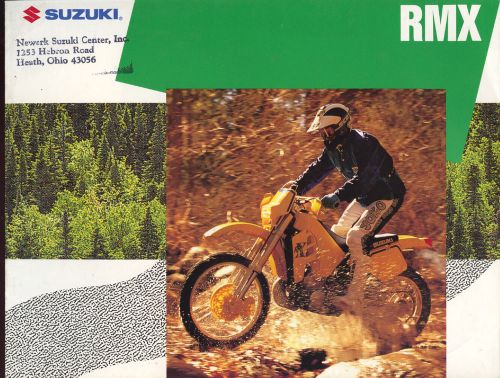 Original 1989 suzuki rmx 250 brochure