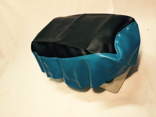 Honda atc 200 seat cover black with blue.....new