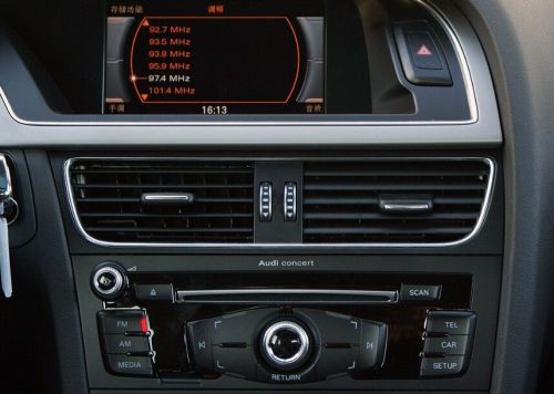 Car multimedia video backup camera dynamic parking line integrated audi non mmi