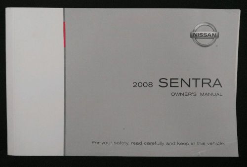 2008 nissan sentra owner&#039;s manual
