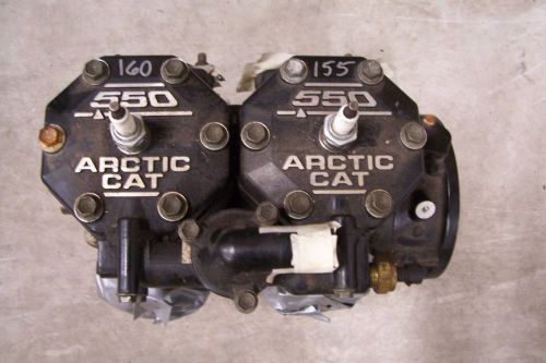 Arctic cat snowmobile 2002 zl 550 cc esr carb short block engine 0662-283