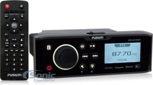 Fusion electronics ms-av650 single din bluetooth dvd marine stereo receiver