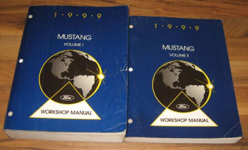 1999 ford mustang repair service shop manual set (2)_gt_coupe/convertible