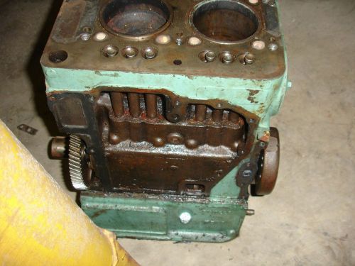 2-71 detroit gm diesel cyl. block,w/pistons/liners/rods, crankshaft &amp; gear train