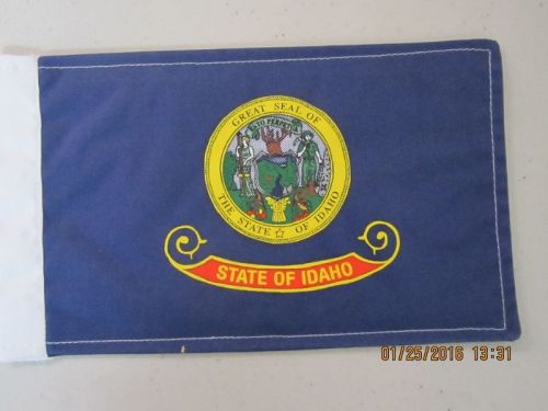 ﻿6 inch x 9 inch  idaho state flag for motorcycle flag pole