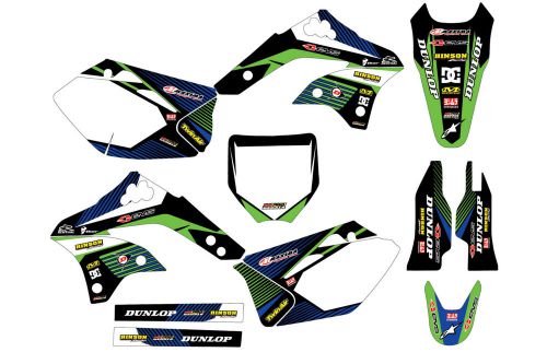 Kawasaki kxf 450 06-08 graphic kit kx450f 2006, 2007, 2008 stickers kit decals m