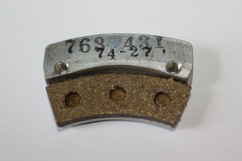 New old stock cleveland brake plate assembly, pa28, pn 763-431, 752-768, 74-2
