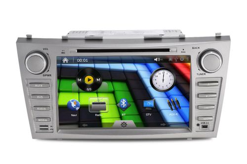 8&#034; in dash car dvd gps player navigation radio stereo for toyota camry 2007-2011
