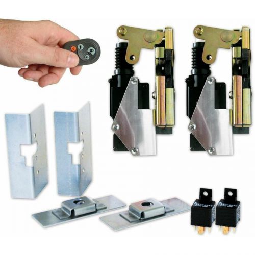 Small power bear claw door latches with remotesolenoid shaved kit bear jaw