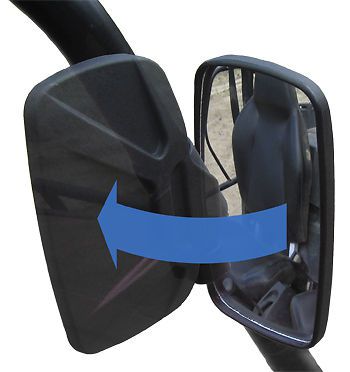 Kubota rtv 1140 mirror baja bad dawg break-away 2&#039; roll bar mount side mirrors