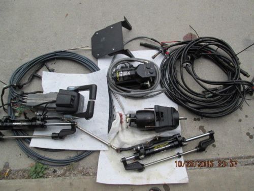 Power assist steering system w/dual binnacle yamaha control box &amp; cables used