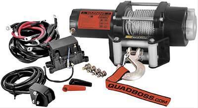 Quadboss winch 2500# w/steel cable (rp25wc)