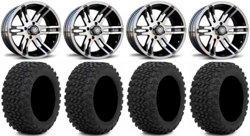 Fairway alloys flex dt golf wheels 14&#034; 23x10-14 xt trail tires ez-go &amp; club car