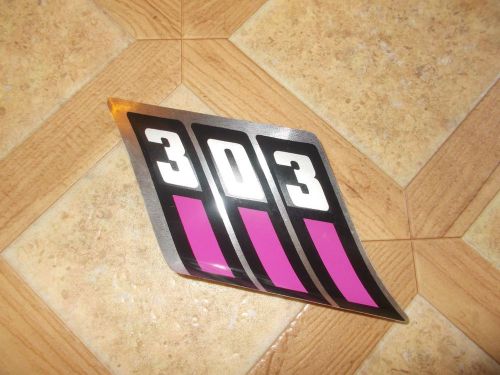 Nos vintage 72 arctic cat panther 303 snowmobile hood decal 0112-008 left side