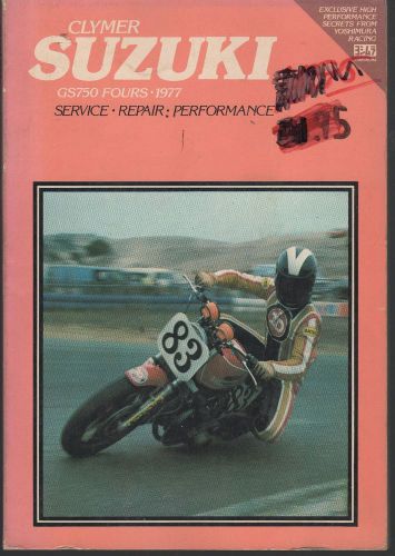 1977 clymer suzuki motorcycle gs750 fours service manual  m370  (199)