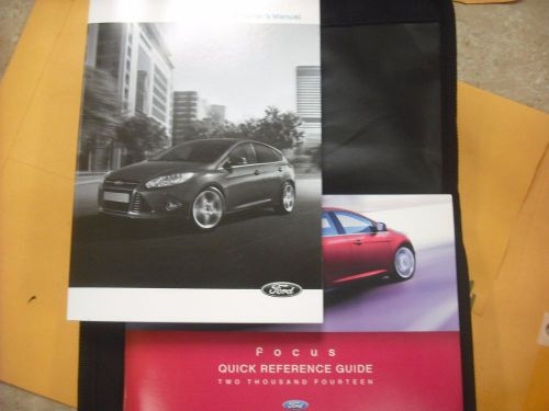 2014 ford focus  owners manual &amp; case