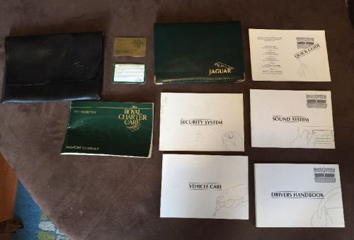 1995 95 1996 96 1997 97 jaguar xj vdp owners manual with portfolio cover