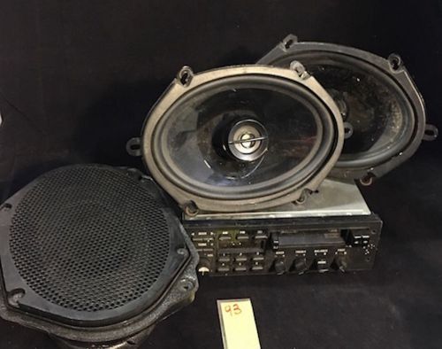 Ford mercury thunderbird radio cassette player speakers quinn f1sf - 19b132 - aa