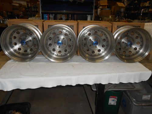 15 x 8&#034;   vintage nos cragar silver mod  steel  wheels rims . set of 4