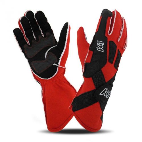 K1 racegear pro-xs exterior stitch sfi glove, nomex auto racing glove, new