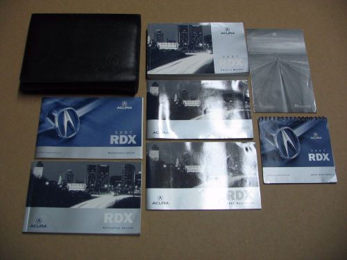2007 acura rdx owners manual with navigation