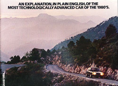 1983 saab 900 32-page original sales brochure - turbo