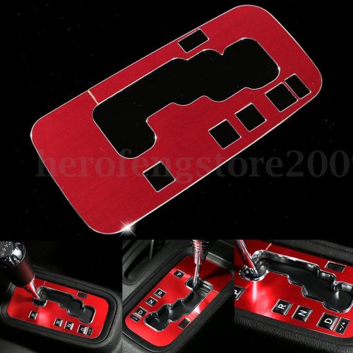 Red aluminum gear frame trim cover for jeep wrangler 2011-2016 inner accessories