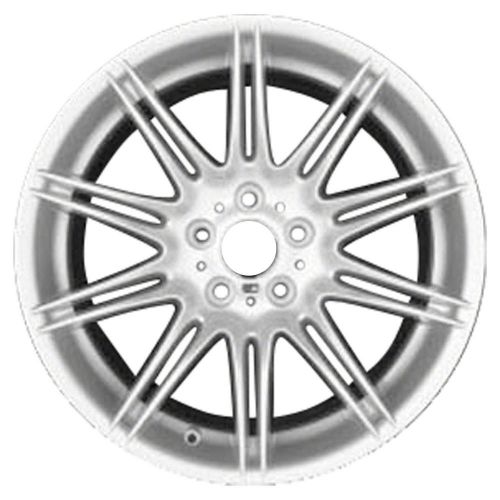 Oem reman 19x8 alloy wheel front bright sparkle silver full face painted-71238