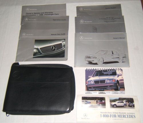 1998 mercedes-benz c230 owners manual w/ wallet set of 9