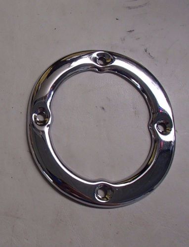 Mgb chrome shifter boot retainer, nos!
