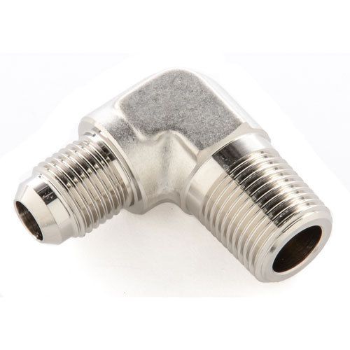 Jegs performance products 105146 nickel 90&amp;deg; flare fitting