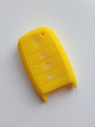 Yellow protective key cover protector remote for kia k3 cerato optima forte rio