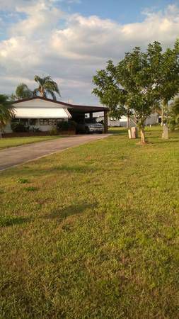 Double wide manufactured home in buccanneers estates north fort myers florida