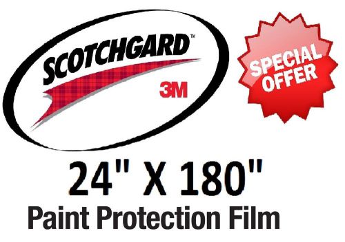 Bulk roll film 24&#034; x 180&#034; genuine 3m scotchgard paint protection clear bra