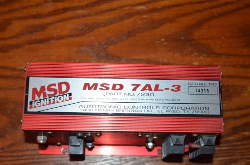 Msd 7al-3 7230 ignition box