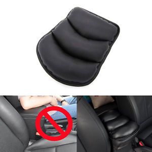 Black car armrest arm rest box top mat line center console cushion pad cover