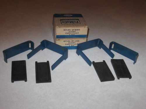 1960-71 ford set of 2 - 2 1/2&#034; spring rear spring clamp kits  nos #c4dz-5724-a
