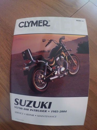 Suzuki service manual vs700 - 800 intruder 1985-2004 clymer m481-4 vs repair