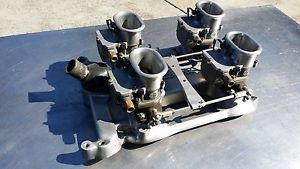 Horne manifold with stromberg 97 large logo with sp tops for olds 303