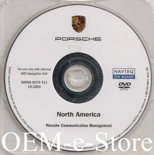 2005 porsche boxster &amp; s cayenne carrera 911 4 4s s turbo navigation dvd map