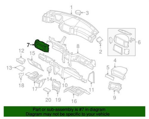 Genuine 2006-2006 jeep grand cherokee control bezel 5jn301dhap