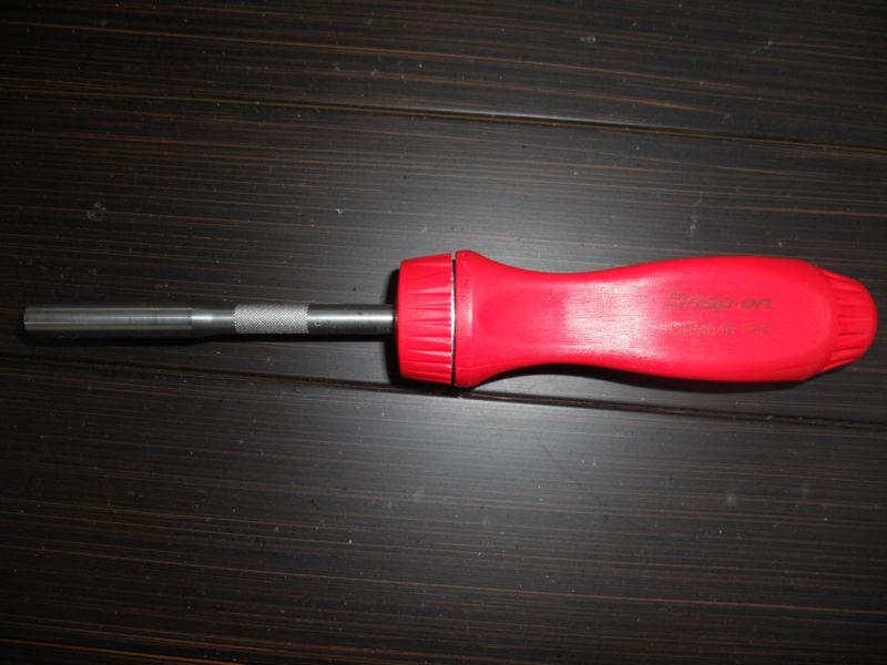 Snap-on ssdmr4br ratcheting screwdriver red new
