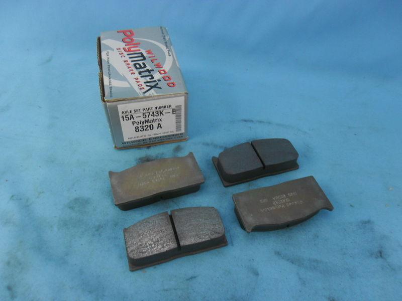 New wilwood poly matrix pn #15a-5743kb brake pads brembo / wilwood / ap nascar