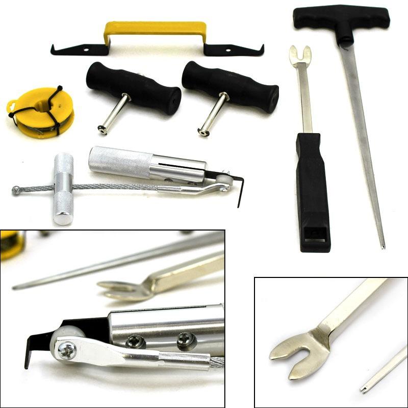  windshield removal tool kit 7pc wind glass automotive remover professional new 