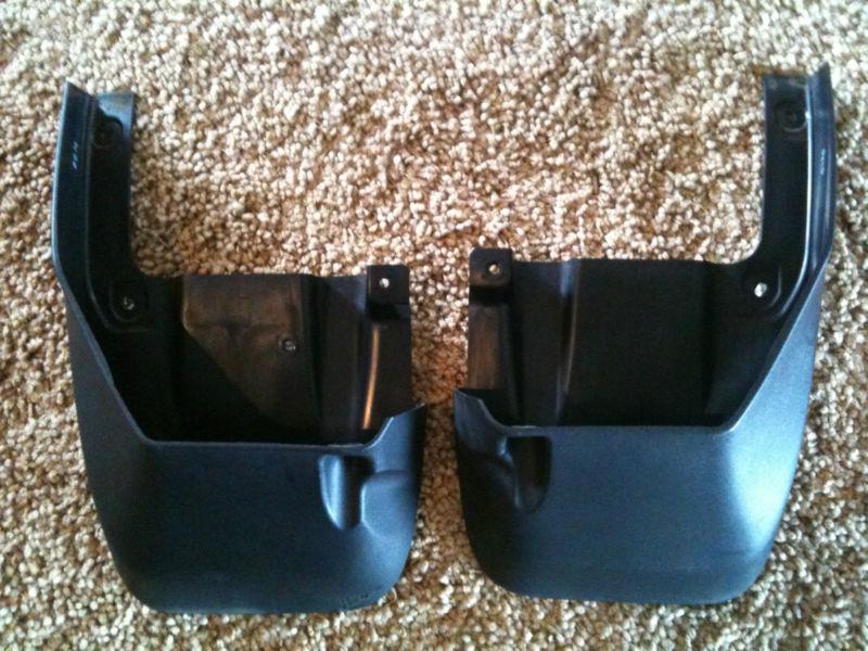 Acura mdx mud flaps/splash guards oem - front - set of two fits 2007+