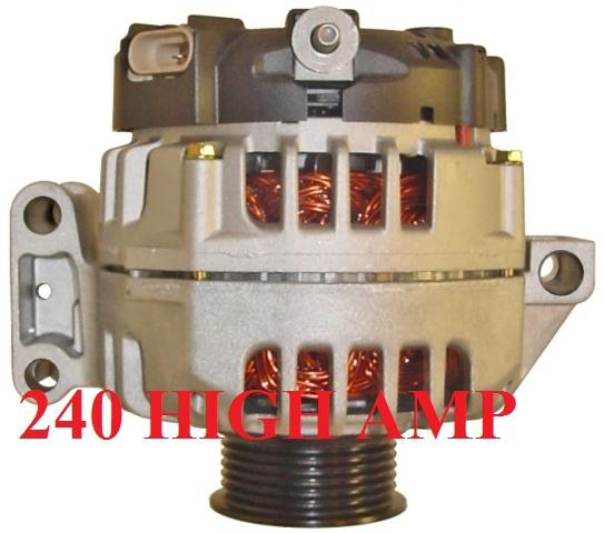 High amp alternator 2009-2007 chevrolet colorado gmc canyon 2.9l 3.7l hummer h3