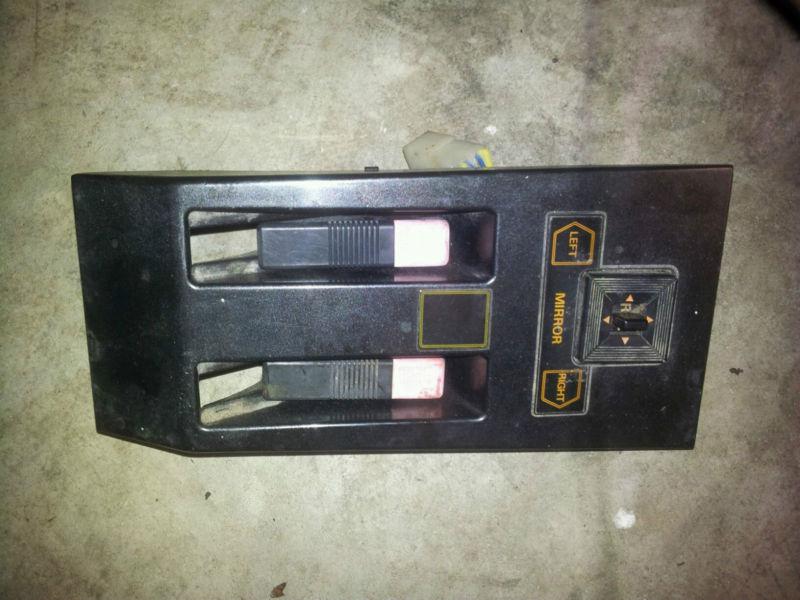 1989 conquest starion emergency release panel for console with auto seatbelts