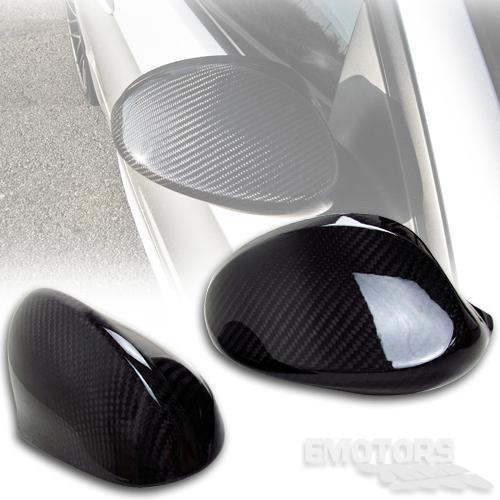1 pair carbon fiber bmw 3-series e92 2d coupe view door side mirror cover 09 Ω