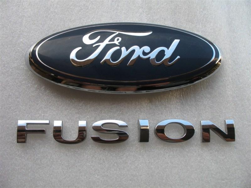 2006 ford fusion rear trunk chrome emblem decal logo set oem 06 07 08 09 